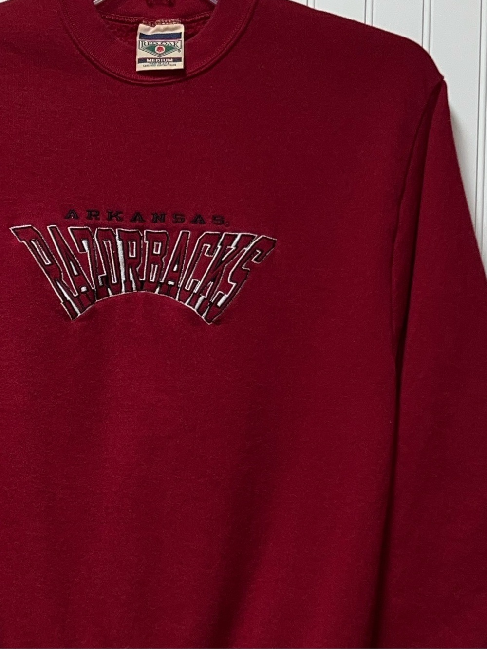 90s Arkansas Razorbacks Red Oak Sweatshirt M Vintage